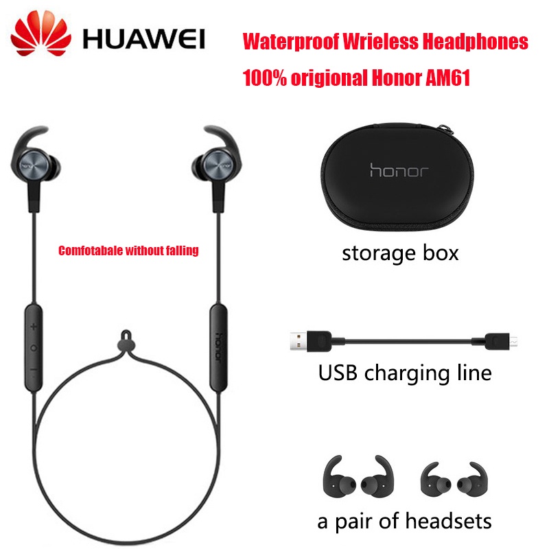 Brand Honor AM61 Bluetooth 4.1 Wireless Earphone with Compact and