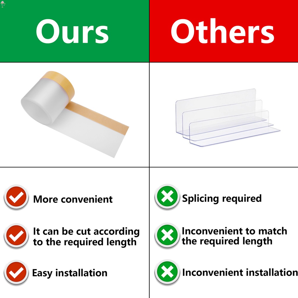 PVC Under Couch Blockers Cuttable Sofa Baffle Avoid Toys Sliding Under