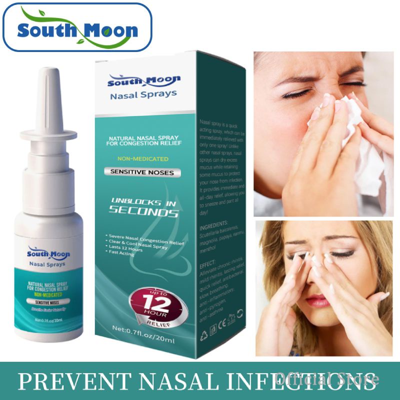 South Moon Rhinitis Spray Is Used To Treat Nasal Congestion, Nasal ...