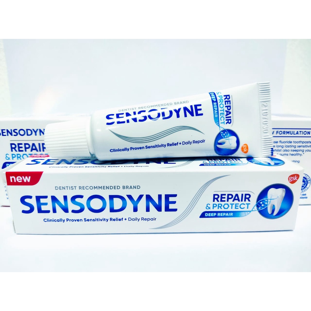 **NEW FORMULA** =Travel Size= SENSODYNE REPAIR & PROTECT [DEEP REPAIR ...
