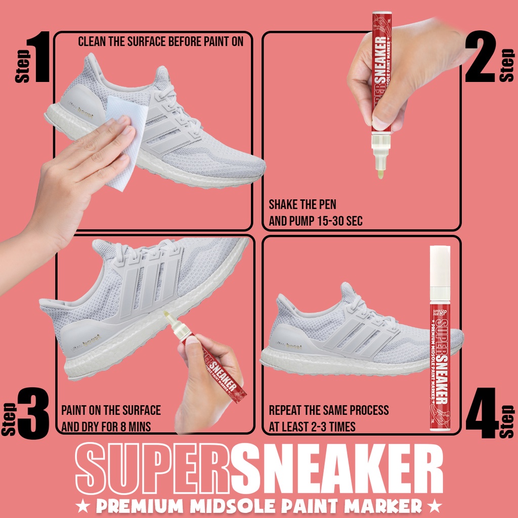Paint Marker How To Whiten Boost Ultra Boost White Sole Paint How