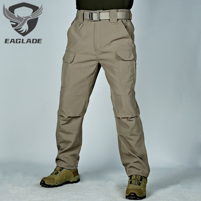 Eaglade Tactical Cargo Pants for Men Khaki S-3XL JT-IX10 | Shopee Malaysia
