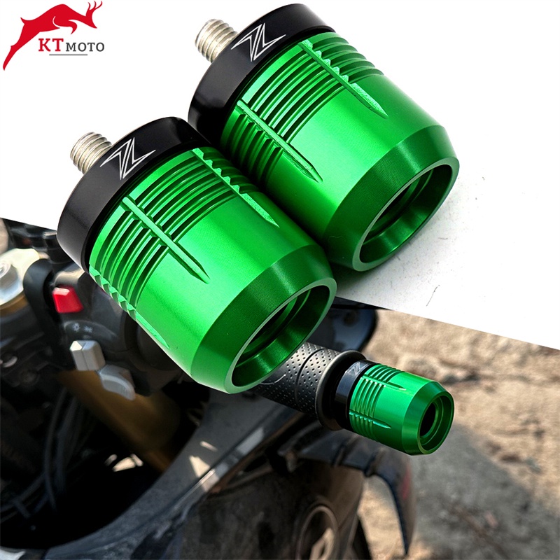 2023 New Motorcycle Accessories CNC Ends Handlebar Grips Bar End Caps For KAWASAKI Z400 Z750