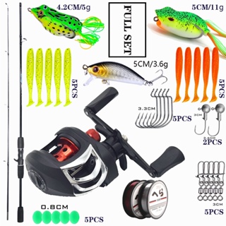  Fishing Rod 2.1m Casting Fishing Rod and Reel Set 0.8