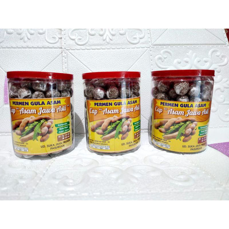 Original Javanese Sugar Tamarind Candy Contents 120pcs/jar | Shopee ...