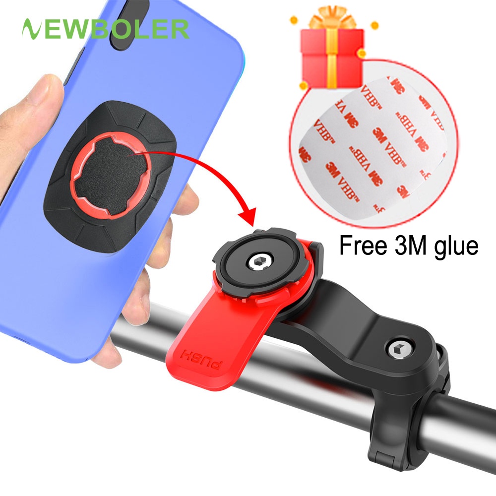 Bicycle Phone Holder 360° Rotatable Lock Type With 3M Doublesided Tape