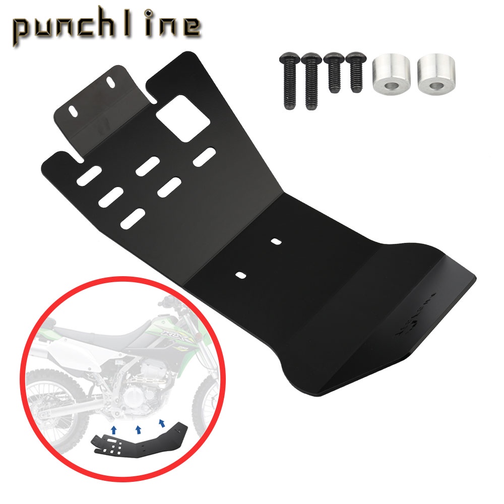 Fit For DTRACKERX KLX250 KLX 250S SF KLX300 KLX300R SM Skid Plate Motorcycle Aluminum Base
