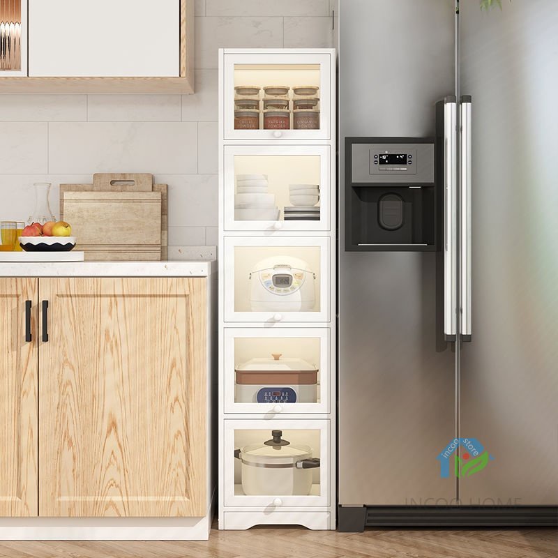 Kitchen shelf seam storage modern simple storage