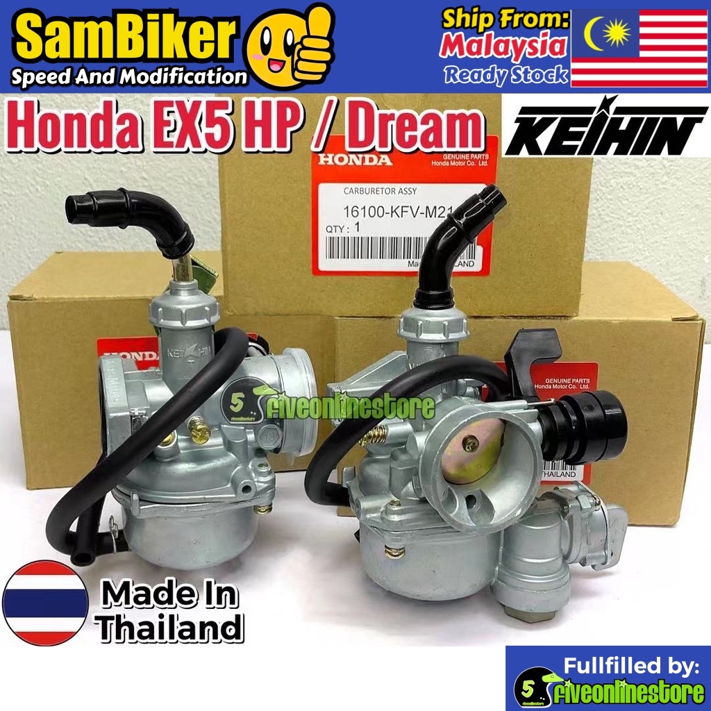 Honda EX5 Keihin Carburetor Standard EX5 Dream EX5 HP High Power ORI ...
