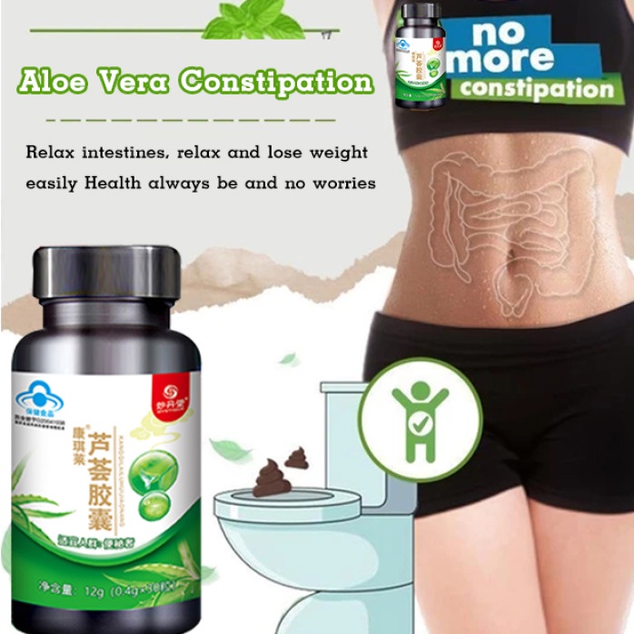 Aloe Vera Laxative Capsule Gut Health and Immune Support 30 Capsules