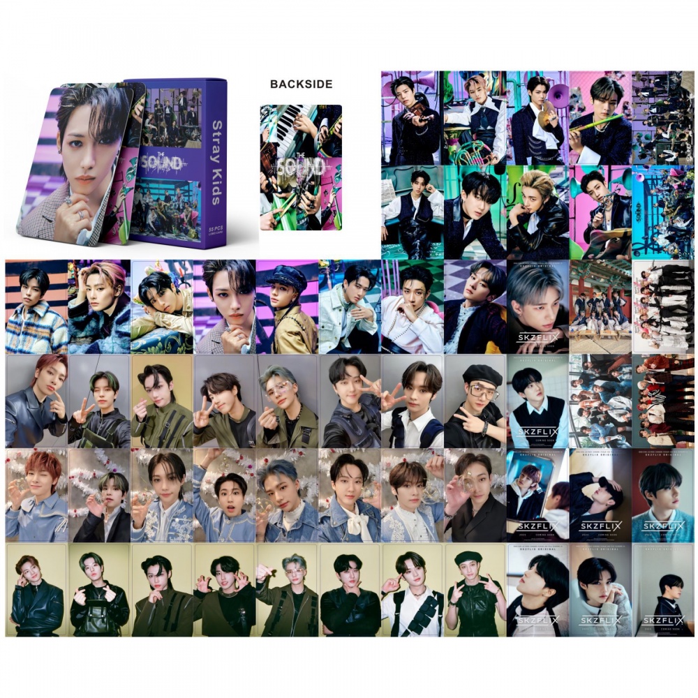 LINXX 55 Pcs Stray Kids Lose My Breath Magic Schoo Album Lomo Card Kpop ...