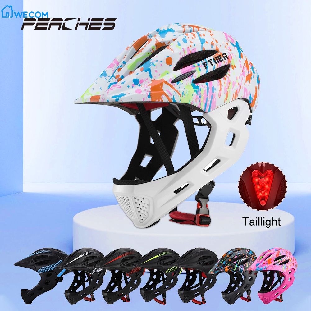 New Kids Bike Helmet Full Face Children's Sports Child Cycling Mtb