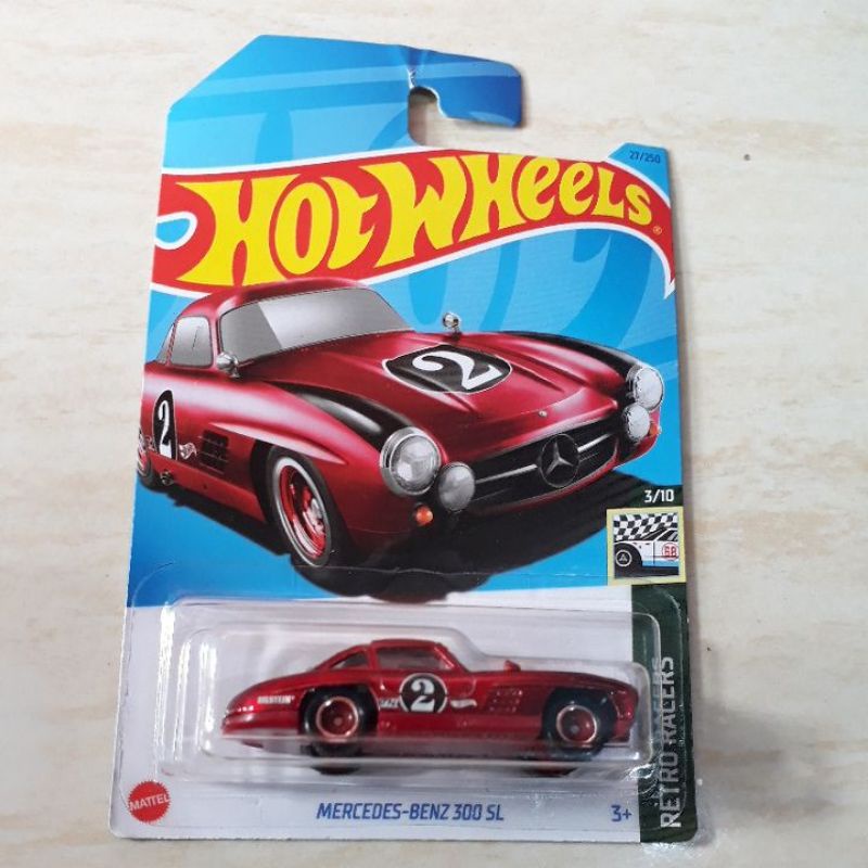 Hotwheels Mercedes-Benz 300 SL Rubber Tires | Shopee Malaysia