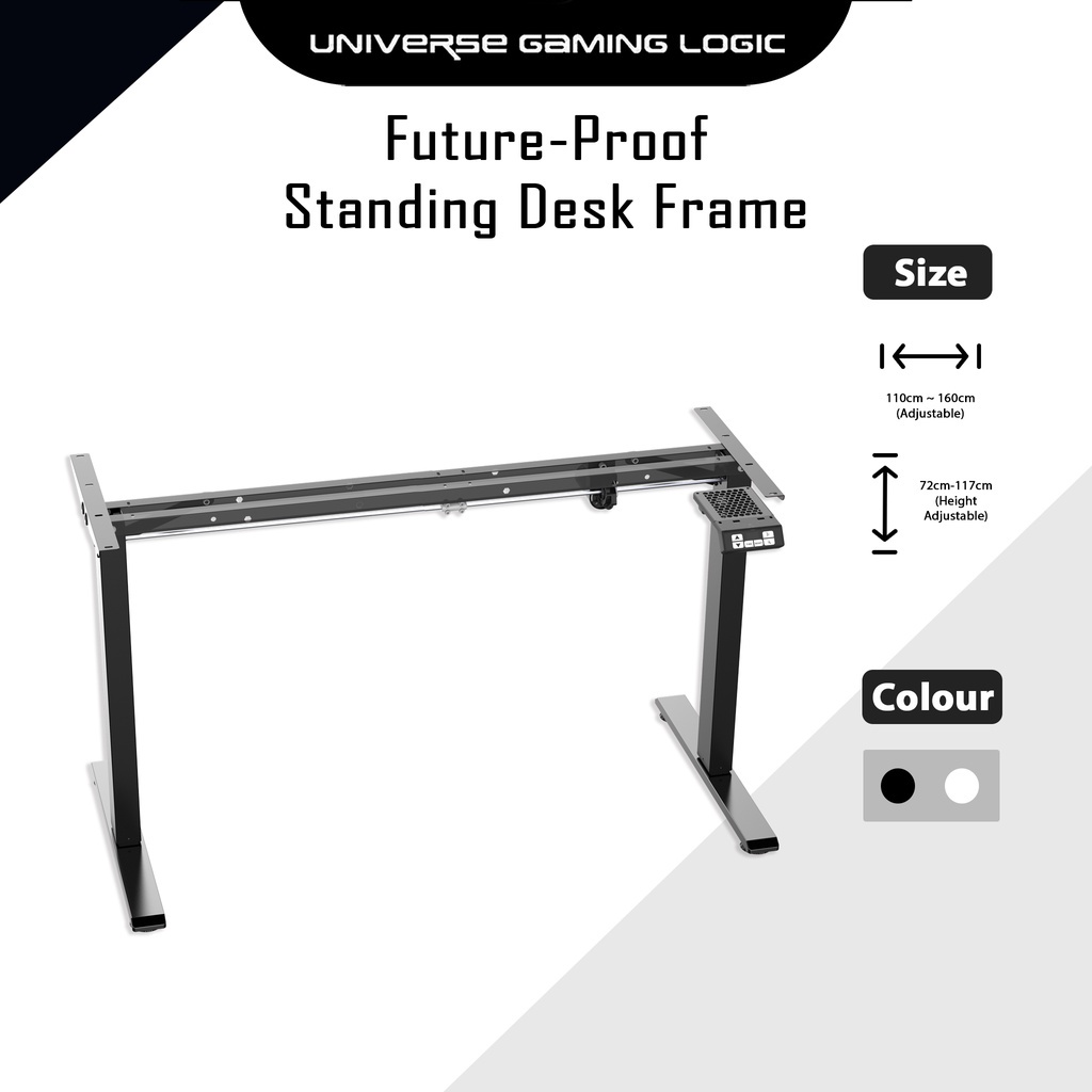 Athena 2.0 Underframe/ Electric Height Adjustable Leg for Table/ Sit