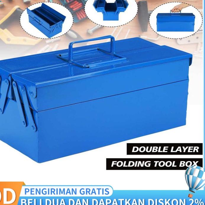 Tool Box Besi 2 tiers Work Tool Box, Tool Box Besi Two Tiers 34x16x15cm ...