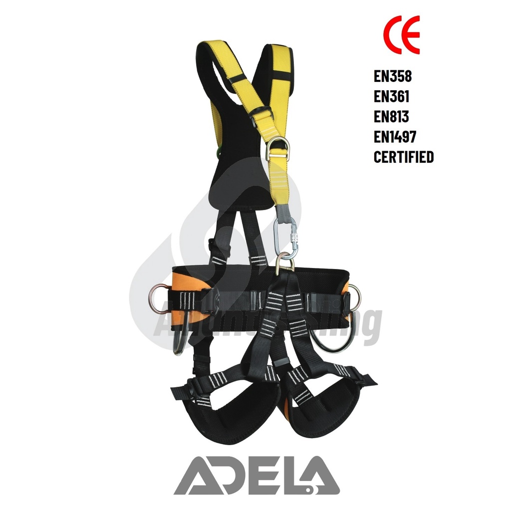 ADELA 5 Point Full Body Harness Climbing Type HKW4503 Aluminium DRing