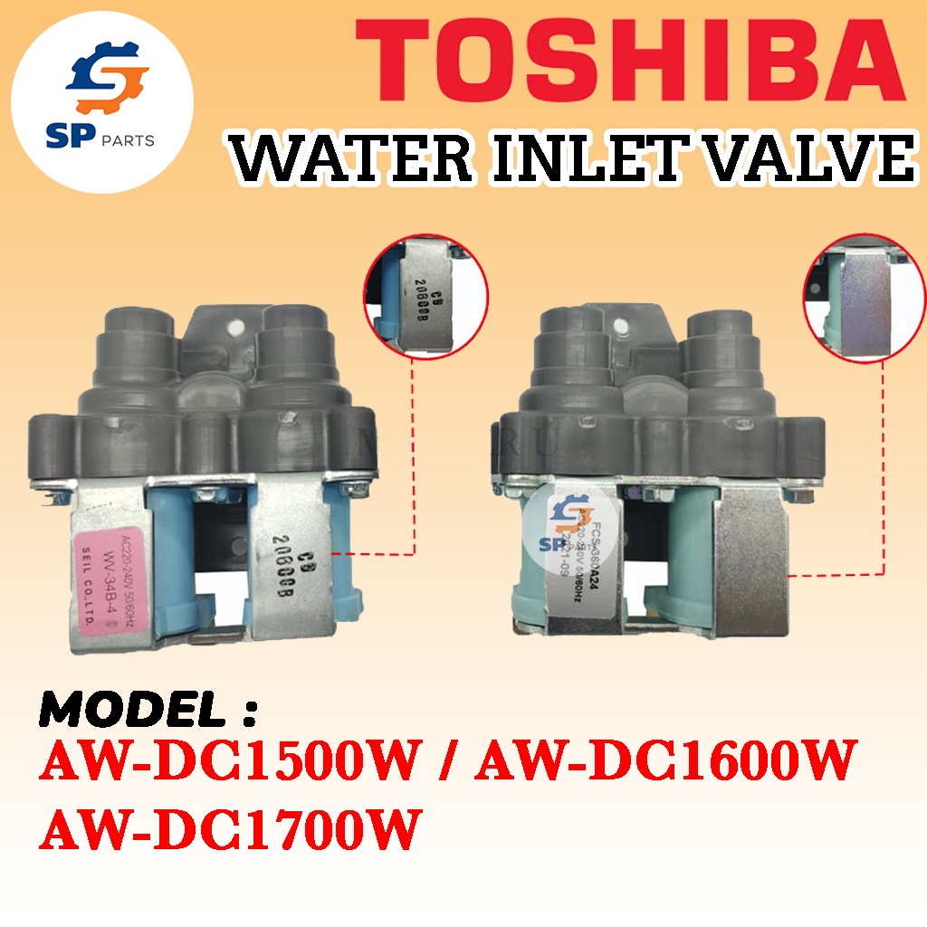 (ORIGINAL!!) AWDC1500W / AWDC1600W / AWDC1700W TOSHIBA WASHING