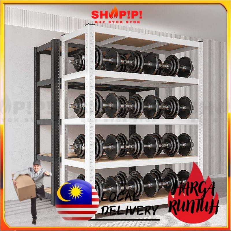 Shopipi Rak Boltless Rack Home Store Warehouse Rack / Rak Besi ...
