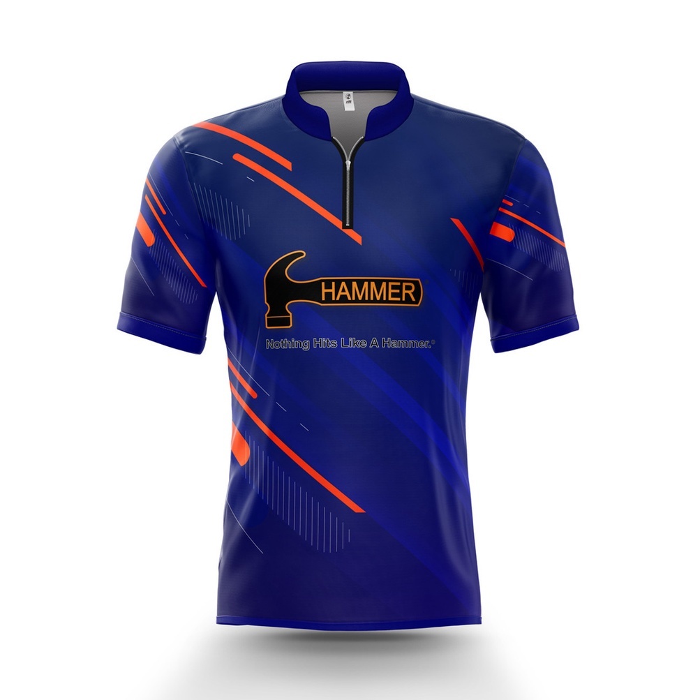 Meteorites HAMMER Bowling POLO Shirt Jersey Shopee Malaysia