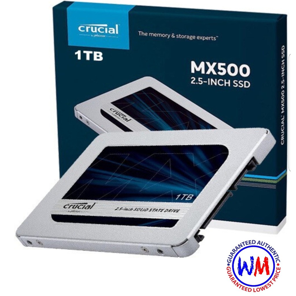 Crucial Mx500 1tb 3d Nand Sata 2.5 Inch Internal SSD Ct1000mx500ssd1