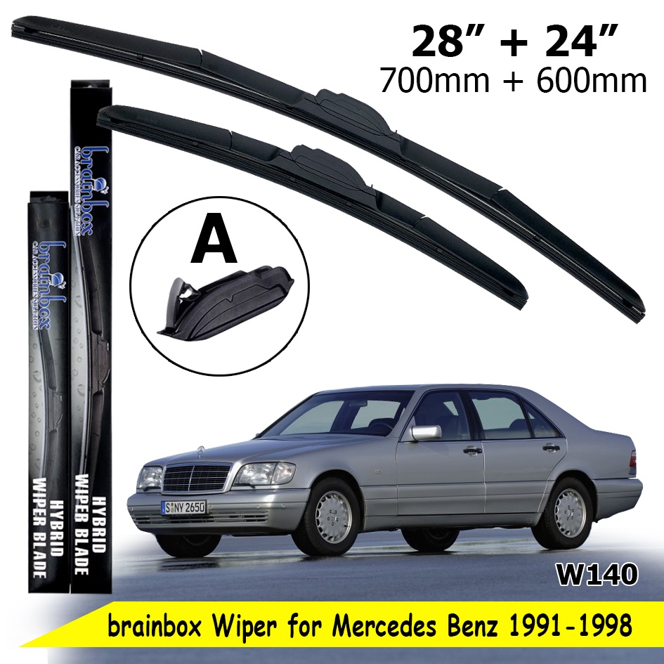 Brainbox Hybrid Car Wiper Mercedes Benz W140 Wiper Blade Car Windshield ...