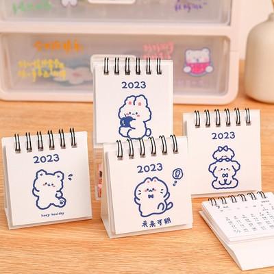 2023 CREATIVE MINI CALANDER-STAND CALANDER(CARTOON DESIGN) | Shopee ...