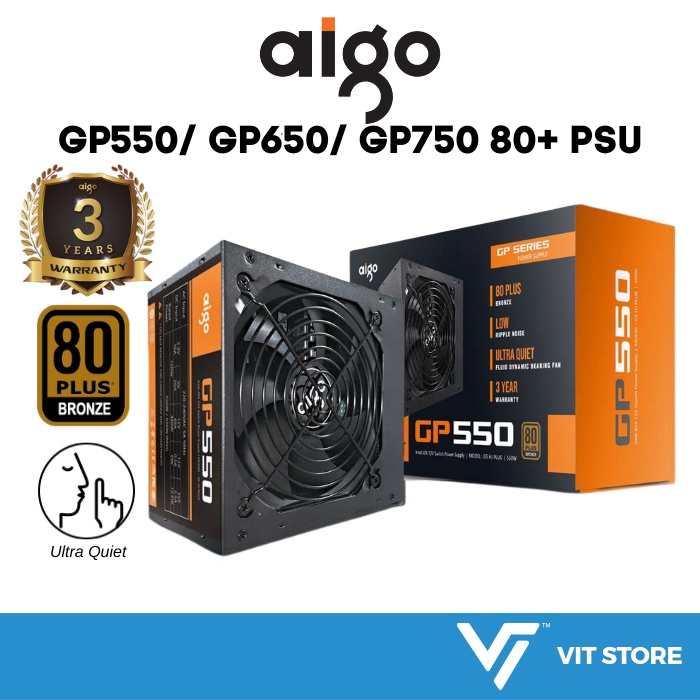 Aigo Gp550 Gp650 Gp750 80bronze 550w 650w 750w Atx Psu Gaming Power Supply Psu 8520