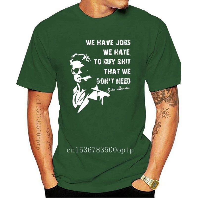 New Fight Club Tyler Durden Inspired Project Mayhem Charcoal Cotton T