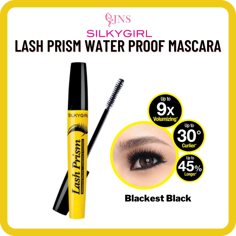 Silkygirl Lash Prism Waterproof Mascara Blackest Black Shopee Malaysia