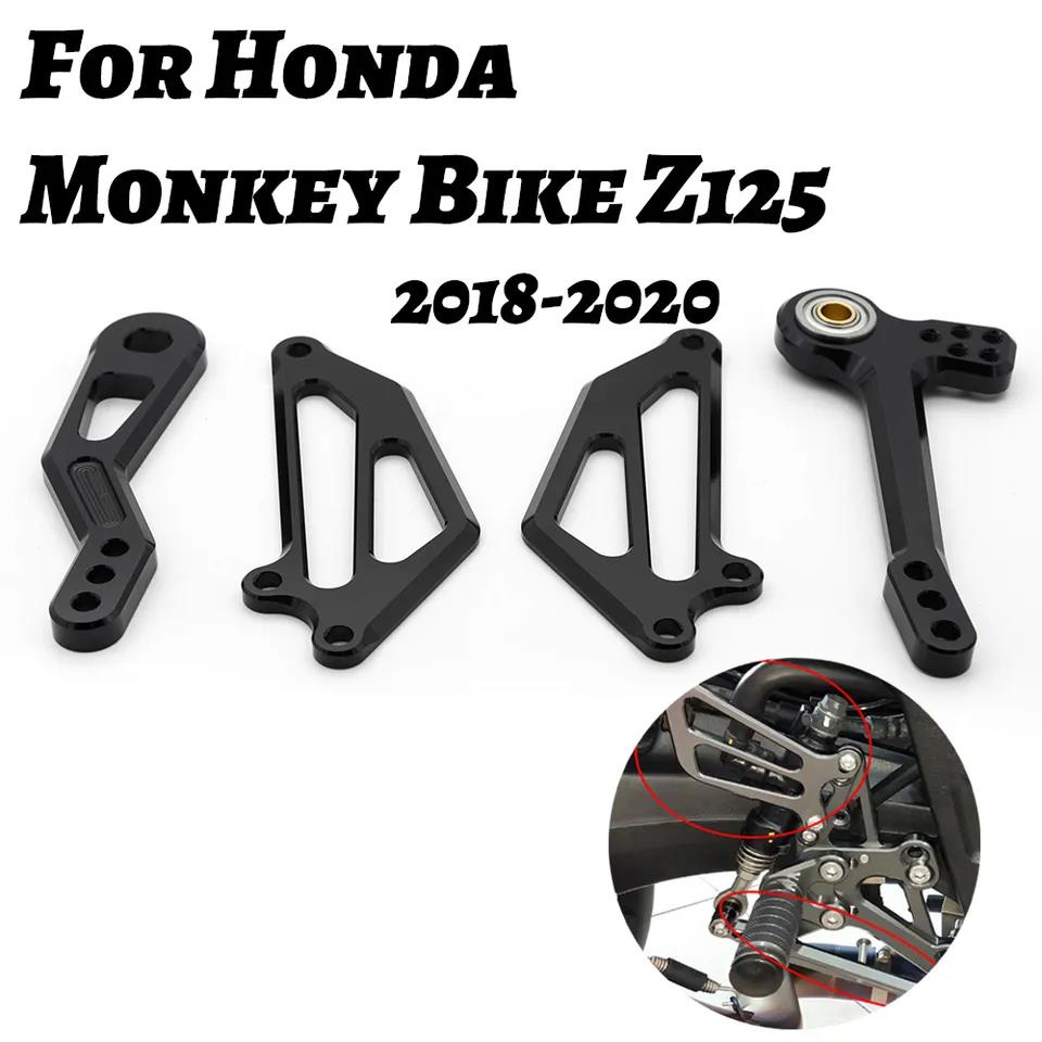 CNC Adjustable Gear Shift Shifter Lever + Wing For Honda Monkey Z125 Z
