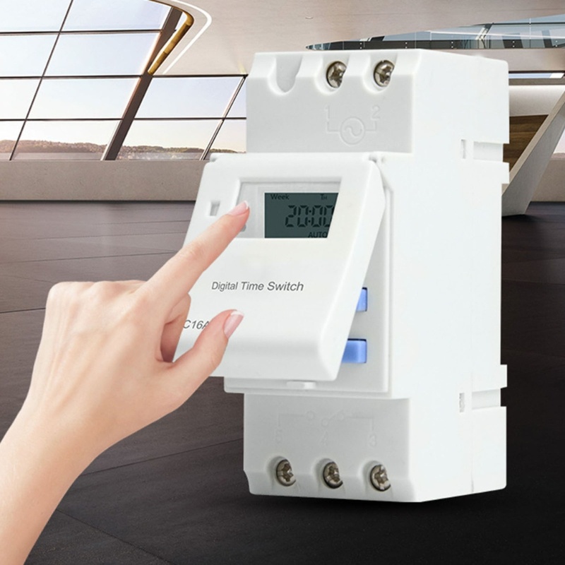 PCF* THC15A Din Rail Microcomputer Timer Programmable Digital Timer ...