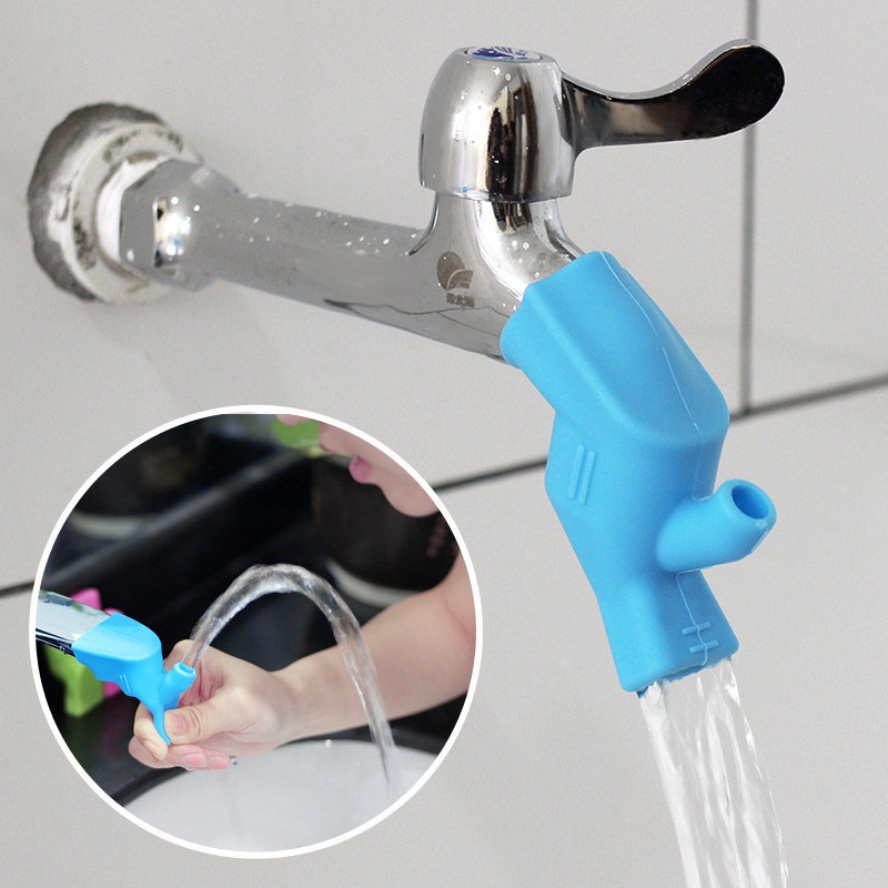 Silicone Faucet Extender Water Tap Extension Sink Children Washing