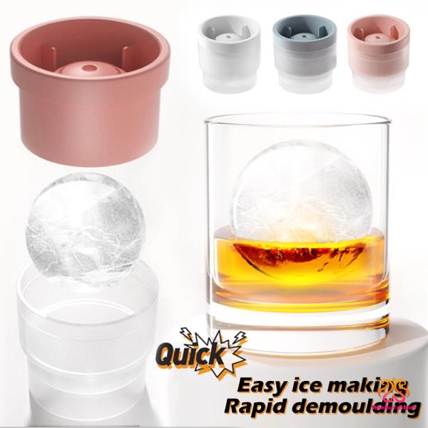 Silicone Whiskey round Ice Ball Mold Maker Ice Maker Large Ball Ice Ice Tray Shopee Malaysia