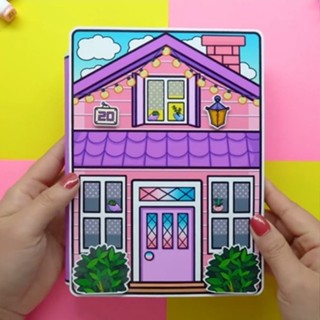 Toca boca dollhouse busy book toddler🌈Toca boca paper doll