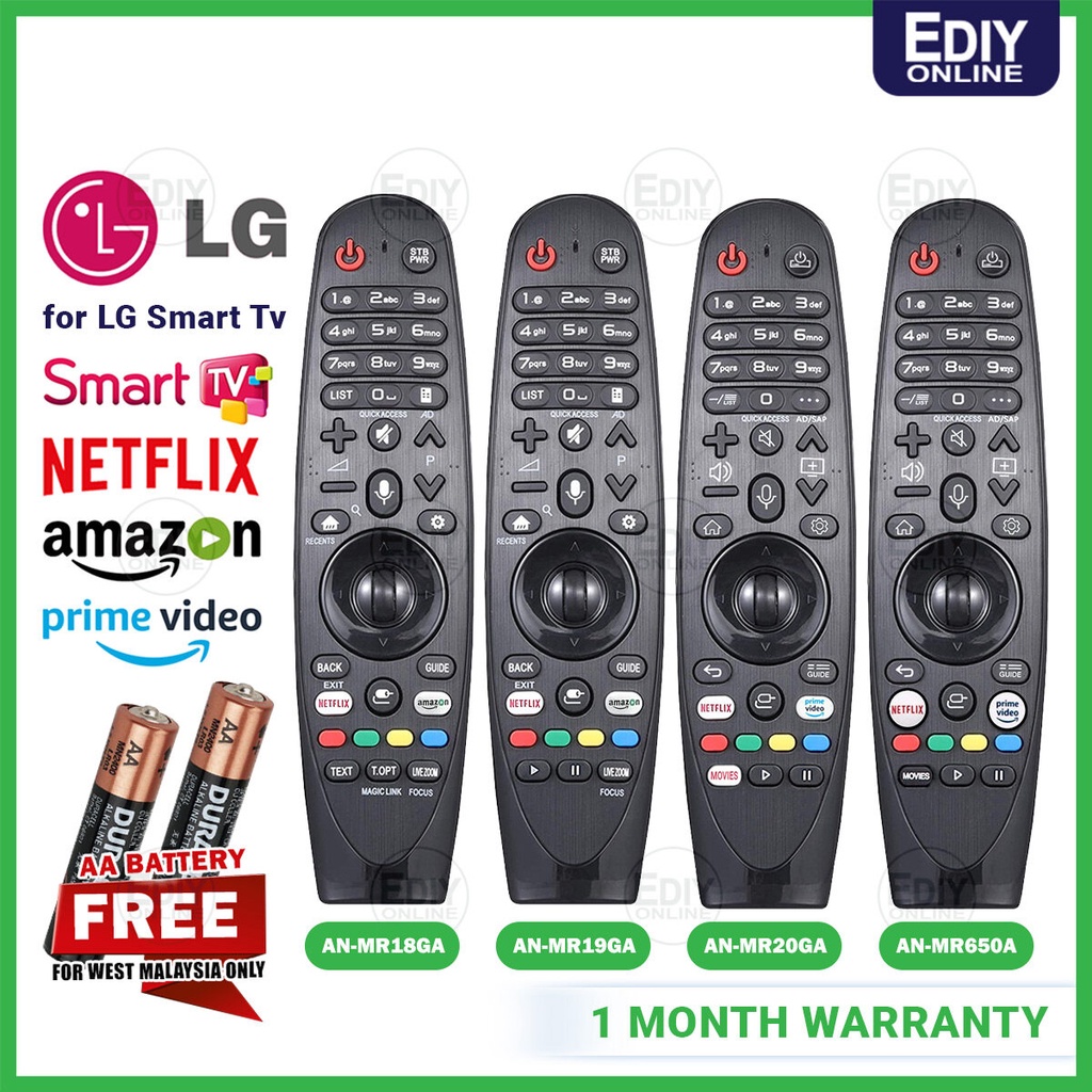 LG MR20GA.AMA Magic Remote Control For Compatible LG Smart TV's