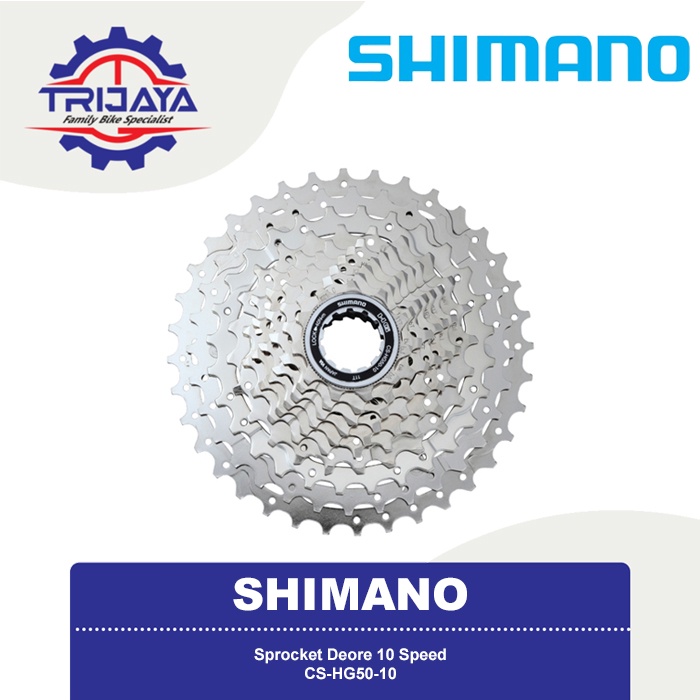 Shimano CS-HG50-10 10-Speed Cassette – Compatible With Tiagra, Deore, Road & Mountain Bikes