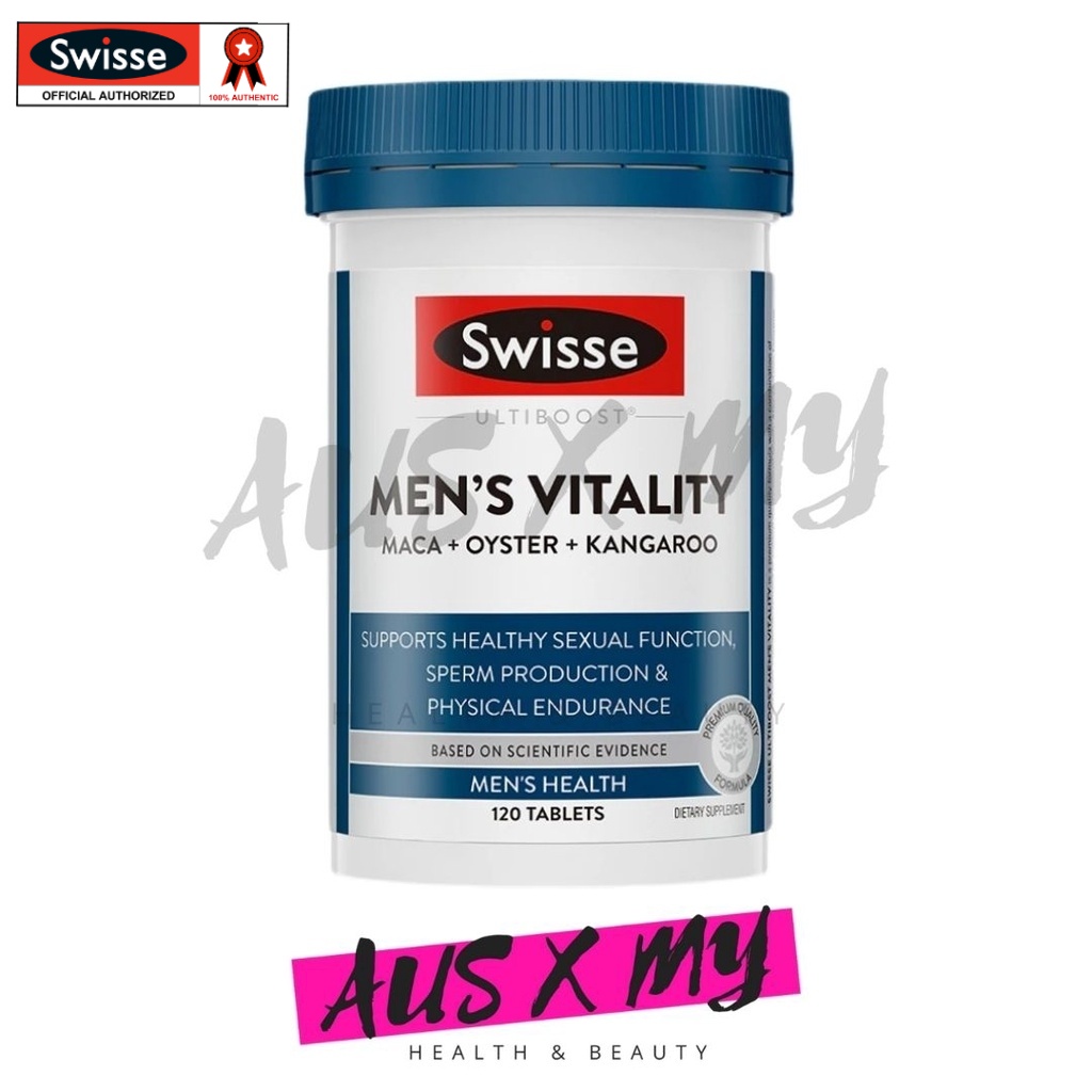 SWISSE Australia Men's Potency + 60 / Vitality 120 | Shopee Malaysia