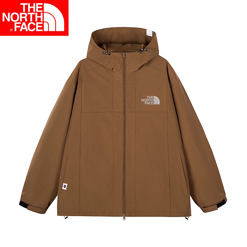 The North Face Waterproof Jacket Men's and Women's Outdoor Hooded