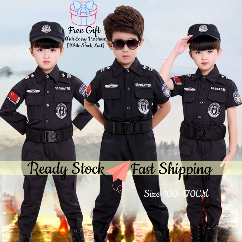 Pakaian Seragam Kecil KanakKanak, Pakaian Polis Khas, Pakaian Kanak