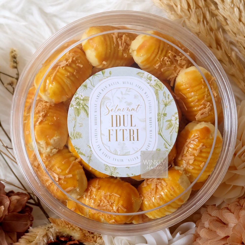 Eid Stickers Ramadan Parcel Jar Seal Stickers Eid Al Fitr Round Label S