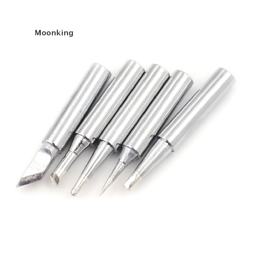 Moonking 5pcs 936 Electric Brass Soldering Irons Tip Solder Station