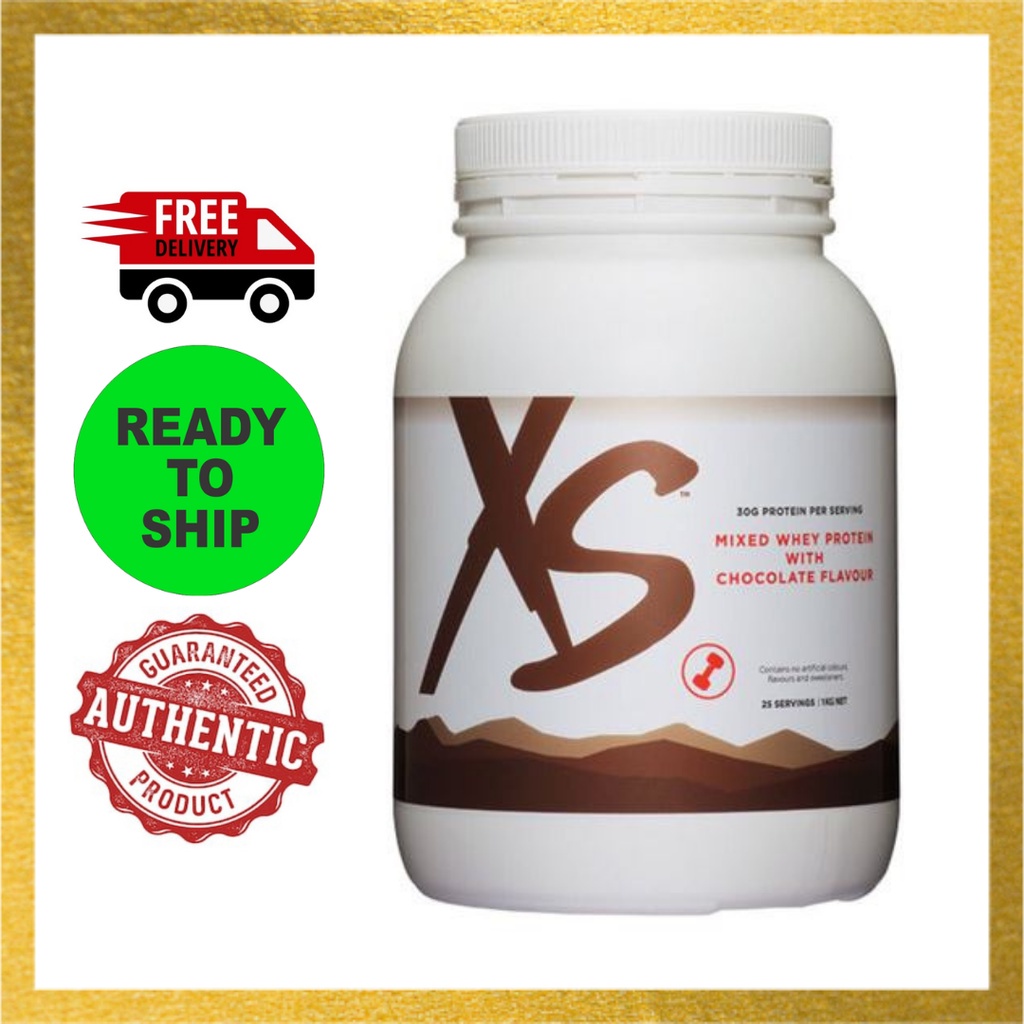 Amway XS Mixed Whey Protein Chocolate Flavour 1kg Shopee Malaysia