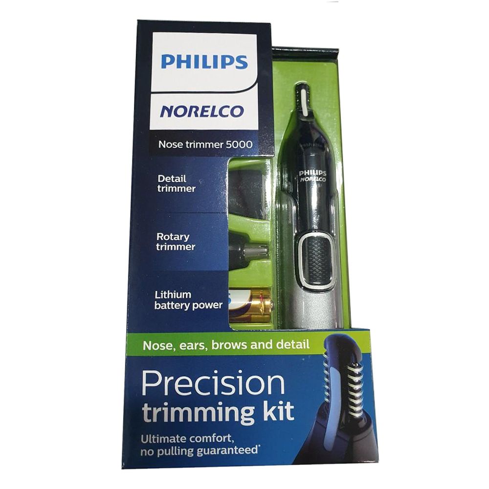 Philips Norelco NT5600/42 Nose Trimmer 5000 Trimming Kit for Nose, Ear