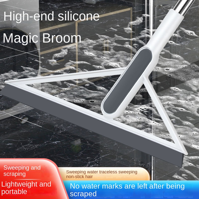 Magic Silicone Broom Floor Slit Brush Tik Tok Popular Bathroom Wiper