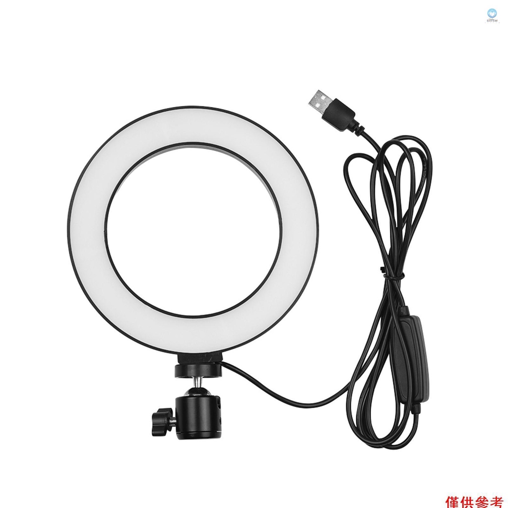 [5S] 6 Inch Desktop LED Ring Light 3200K5500K Dimmable Mini Camera