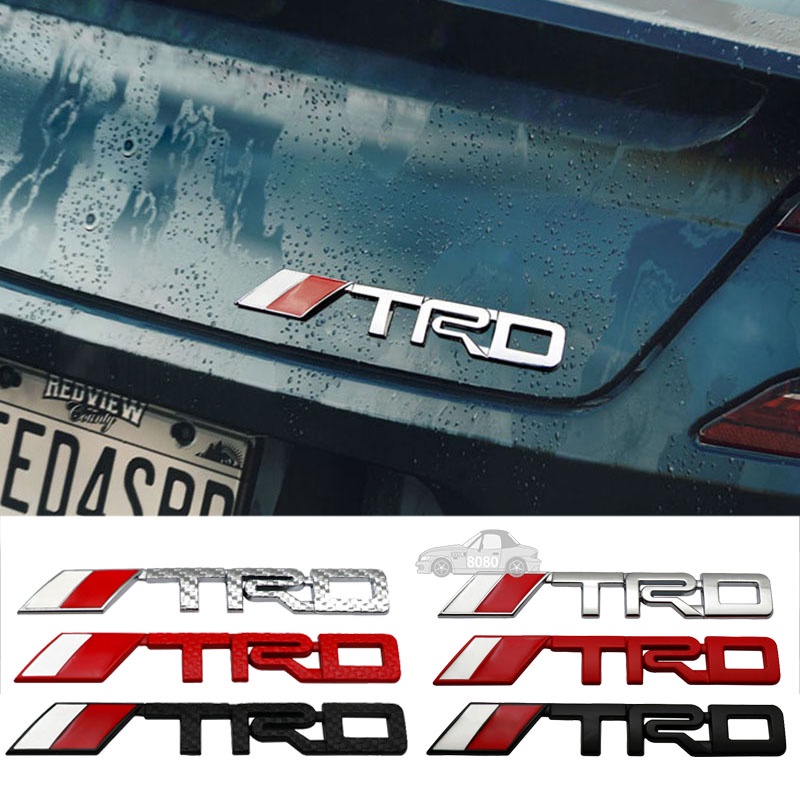 Pc Metal Car Front Grill Emblem Auto Side Trunk Sticker For Toyota Trd Landcruiser Auris Hilux