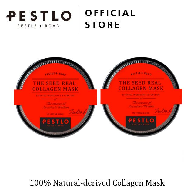 Pestlo The Seed Real Collagen Mask (2 x 15g) Collagen Firming Mask