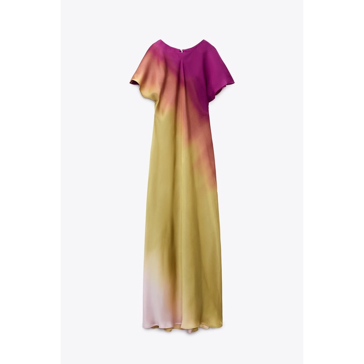 ZARA Summer New Women's Tie Dye Print Dress 2737131 Shopee Malaysia