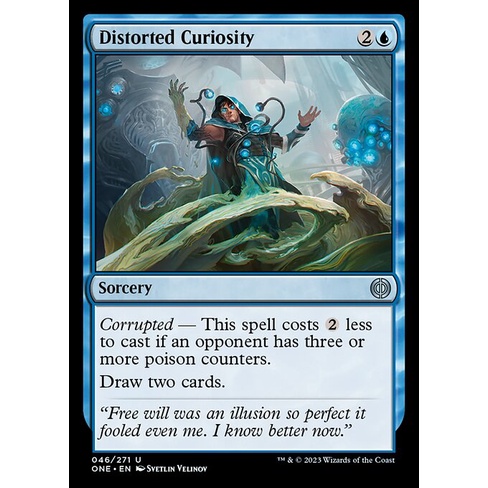 Distorted Curiosity | [ONE][U][{2}{U}][Sorcery][MTG Singles] | Shopee ...