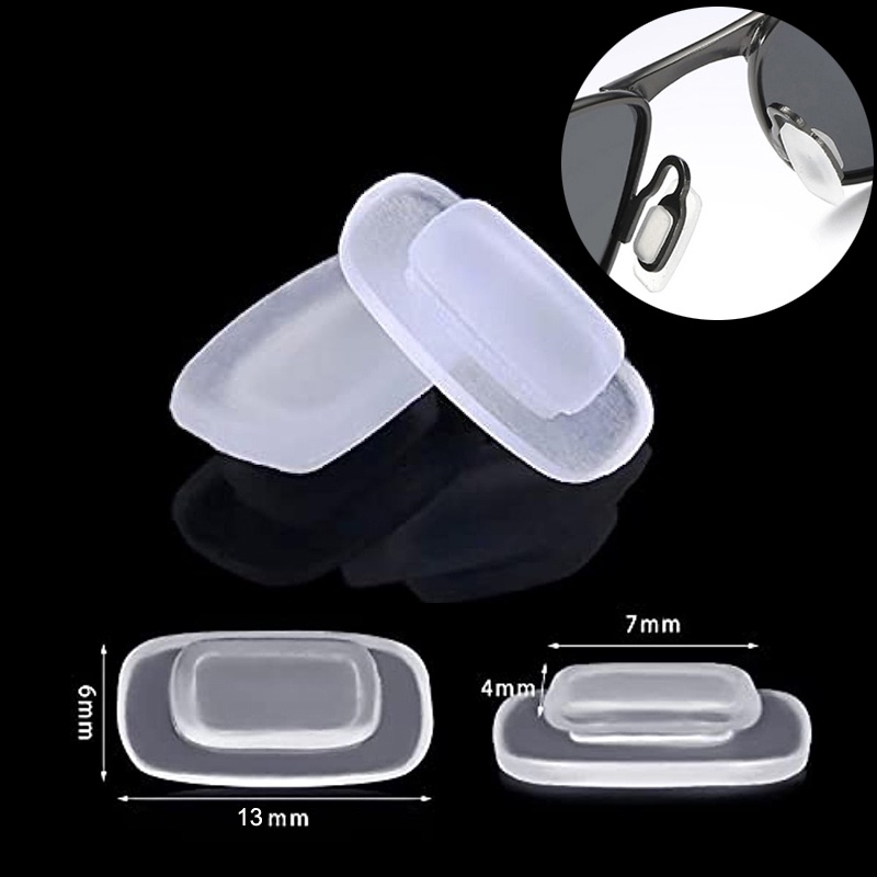 Push in Eyeglass Nose Pads,Snap in Glasses Nose Piece for Eye